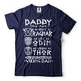 thumbnail image 3 of Men's Viking T-Shirt Viking Dad T-Shirt Father's Day Viking Tee Ragnar Thor Odin Norse Nordic Tee, 3 of 6