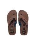 thumbnail image 2 of Men's Corona Faux Leather Flip-Flops, 2 of 4