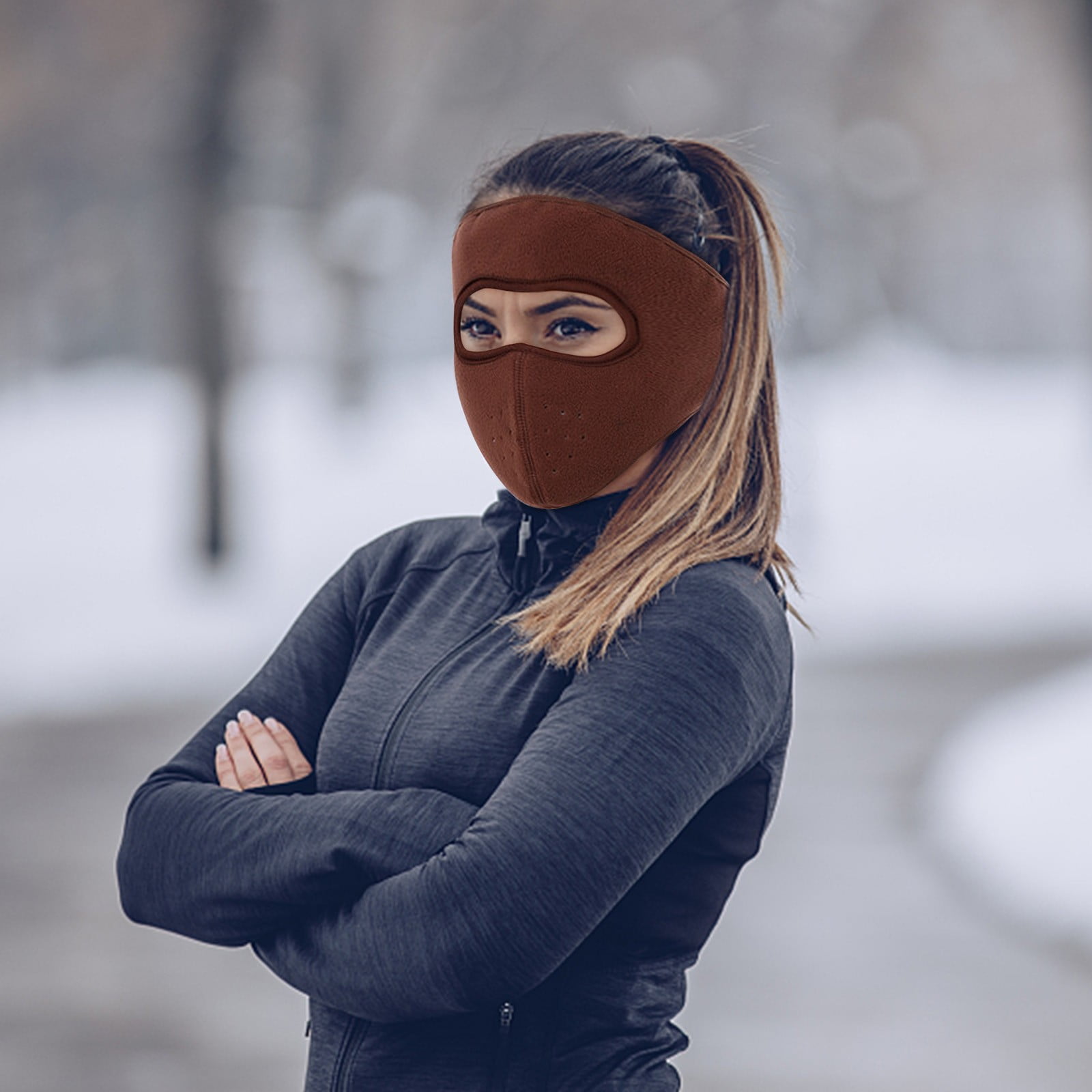 Cagoule Polaire Ski Et Hiver - Homme Et Femme - Respirante Et Chaude | Masque Intégral Anti-froid