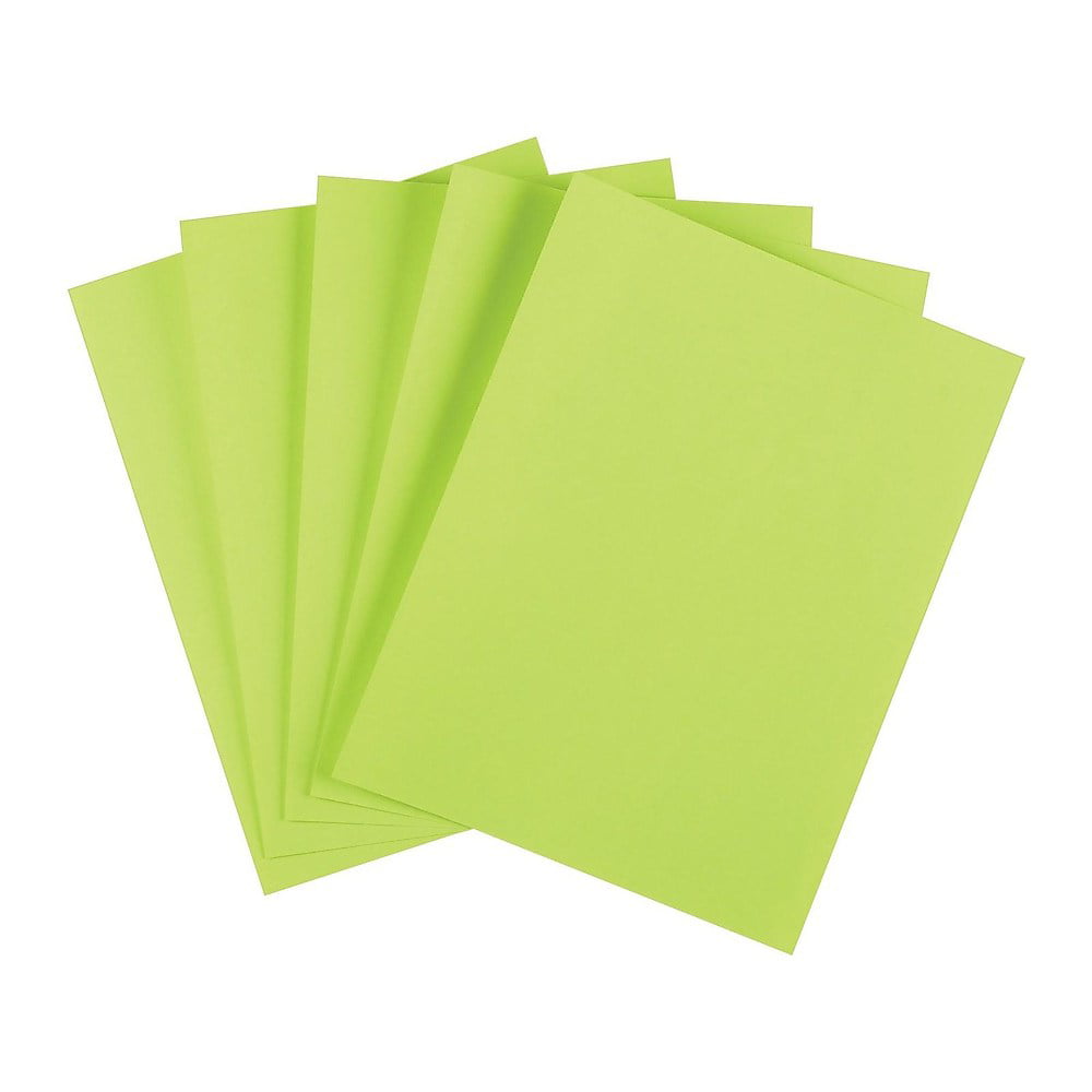 Colored Paper Green 500/Ream Staples 733093 Brights 24 Lb 