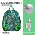 thumbnail image 4 of Ethnic Paisley School Backpack - Waterproof Ergonomic Student Daypack with Adjustable Loops, 4 of 5