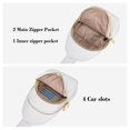 thumbnail image 3 of Bolso bandolera INICAT de piel, bolso de pecho, blanco, 3 of 7