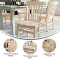 thumbnail image 4 of Flash Furniture School House Back Antique White Wood Restaurant Chair, 4 of 9