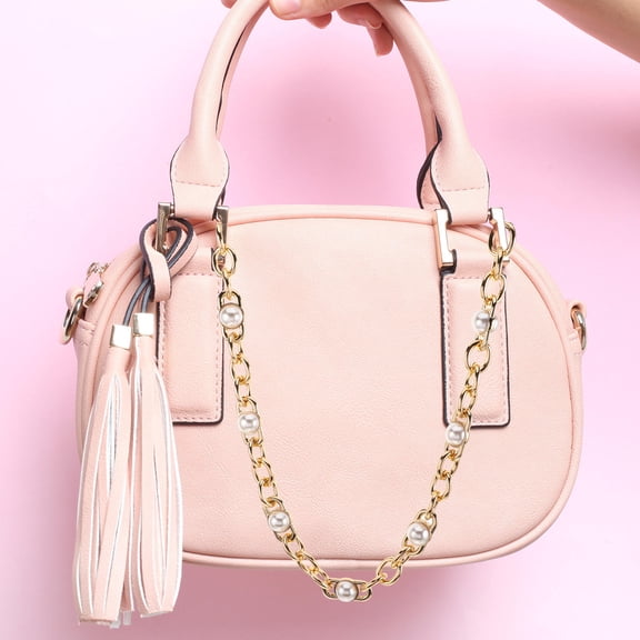 OFFIGAM Purse Decoration Chain 1Set Elegant Golden Alloy Adjustable Length for Women Handbags