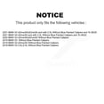 thumbnail image 2 of SIM Front Semi-Metallic Disc Brake Pads and Wear Sensors Kit for Car BMW X3 X4 KSW-100776, 2 of 8