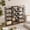 Black, variant on Triple 5 Tier Bookshelf, Large Wooden Bookcase with 17 Open Display Shelves, Modern Tree Book Shelf Metal Frame Tall Bookshelves Furniture for Living Room Bedroom Home Office Rustic Brown