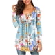 thumbnail image 1 of Camiseta suelta estampada a la moda para mujer, blusa de manga larga, cuello redondo, camisetas informales Pompotops  FGAJ5661, 1 of 6