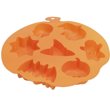 

Halloween Pumpkin Silicone Mould DIY 6 Cavity Cake Decoration Chocolate Cookie Mold Baking Tool