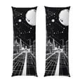 thumbnail image 1 of Balery Futuristic Moonlit Cityscape Funda Protectora para Almohada Corporal de Algodón Hipoalergénico con Cierre(55 x 21 pulgadas), Almohadas No Incluidas, 1 of 7