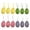 A, variante sur TIELUTT Œufs de Pâques Motif Polka Maternelle avec Lanière Poulet en Mousse et Lapin Bâtons Lumineux Décoratifs Colorés pour Œufs de Pâques Décorations de Fenêtre en Verre Lot de Piques à Baies Givrées