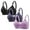 Black 1, variant on hotojiny 3PC Push Up Bra for Women No Underwire Wireless Breathable Bralettes V Neck Comfort Full Coverage Everyday Bra