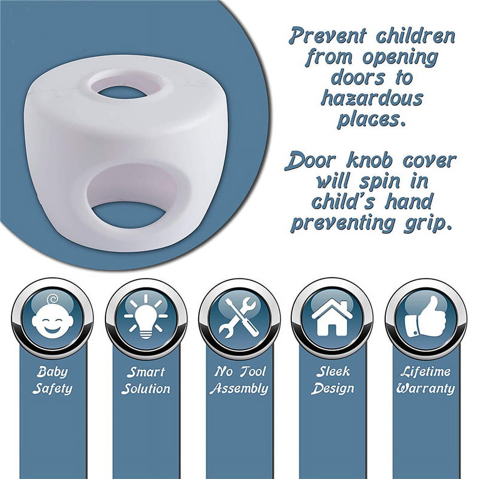  Door Knob Cover - Toddler/Child Deterrent - Door Cozy - Crochet  Door Knob Cover - Home Decor （2 Pack） : Appliances
