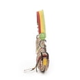 thumbnail image 3 of Pre-Owned Dior Brown/Red/Green/Yellow Rasta Saddle Bag Shoulder bag, 3 of 10
