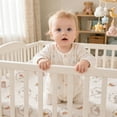 thumbnail image 3 of Little Grape Land Crib Sheets for Baby Boys Girls 3 Pack, 28"x 52" Extra Soft Microfiber Crib Sheet Set for Standard Crib & Toddler Mattress Pad, Animal, 3 of 8