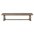 thumbnail image 3 of Trent Home 83" Transitional Reclaimed Pine Wood Bench in Weathered Brown, 3 of 6