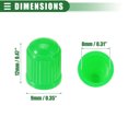 thumbnail image 5 of Unique Bargains 30pcs Universal Tire Valve Stem Caps for Car SUV Bike Trucks Motorcycles 12mm Plastic Green, 5 of 6