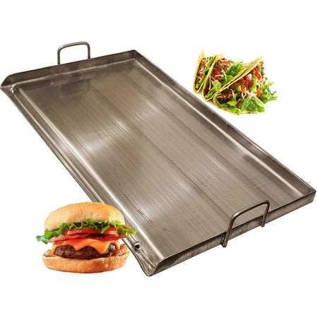 Weber Bbq Griddle Stainless Steel Rectangular Comal Plancha Griddle 32