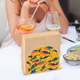 thumbnail image 3 of Yayeee Napkin Holder for Table Kitchen Paper Tissue Organization, Yellow Sardines Pattern, 3 of 8