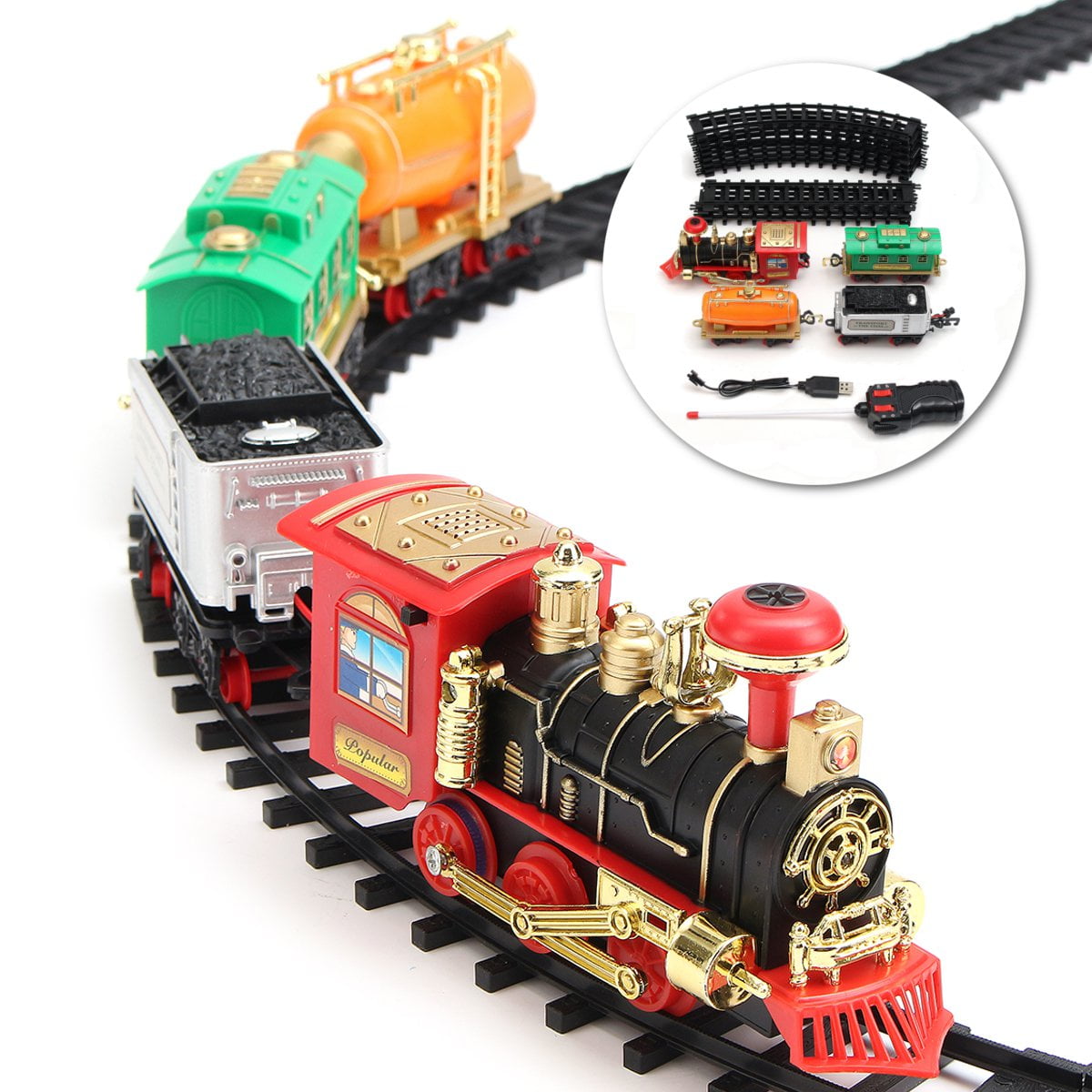 remote control train set with smoke