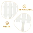 thumbnail image 4 of UPOUART 4 Fences Decorative Plastic Fence White for Yard Decoration, 4 of 8