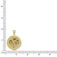 thumbnail image 2 of 27+ Grams 14K Gold Finish Mexican Coin Money Centenario Mexicano Moneda 50 Pesos Greek Style Charm Pendant Medallion Rope Chain Neckless Set, 2 of 3