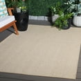 thumbnail image 2 of SAFAVIEH Sisal Performance Tendrils Solid Indoor/Outdoor Area Rug, Beige, 6'7" x 6'7" Square, 2 of 16