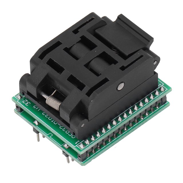 Zócalo De Programación QFP32 A DIP32, Zócalo De Prueba QFP32 A DIP32 Paso De Clavija De 2,54 Mm Ancho De 1,52 Cm Para Investigación