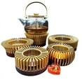 thumbnail image 2 of Aluminum Alloy Processing Teapot Warmer Accessories Tea Warmer Candle Holder Tea Cooker Warm Tea Stove Alcohol Lamp Bottom, 2 of 6