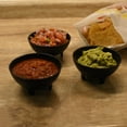 thumbnail image 4 of 3 Pc Salsa Guacamole Queso Dip Serving Bowls Party Food Condiment Molcajete Dishes, 4 of 5