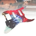 thumbnail image 4 of Guitar Guard Front Plate, Guitar Pickguard PVC Odorless Environmentally Friendly Bias Screw Hole  For Instrument, 4 of 8