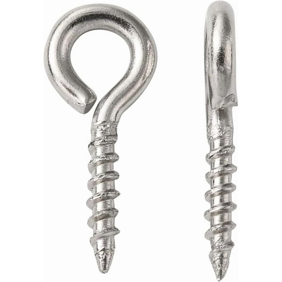 200Pcs 304 Stainless Steel Screw Eye Pin Peg Bails