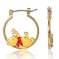 thumbnail image 4 of Disney Winnie-the-Pooh Hoop Earrings for Women Official License, 18k Gold Flash-Plated Winnie the Pooh Earrings, Pooh Gifts, 4 of 4