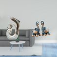 thumbnail image 2 of Figura de , adorno animal, estatua de delfín de cerámica, escultura de resina, coleccionable, ideal para regalar, decoración del hogar, escrit, 2 of 8