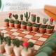 thumbnail image 3 of 3D Printed 32PCS Cactus Chess Board Set • Roll-Up Portable Cactichess Chess, 3 of 5