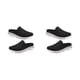thumbnail image 3 of Zapatillas Qarigey 1 par de toboganes de cubierta de malla para mujer sandalias transpirables suela de EVA Blanco negro talla 47 2Conjunto, 3 of 6