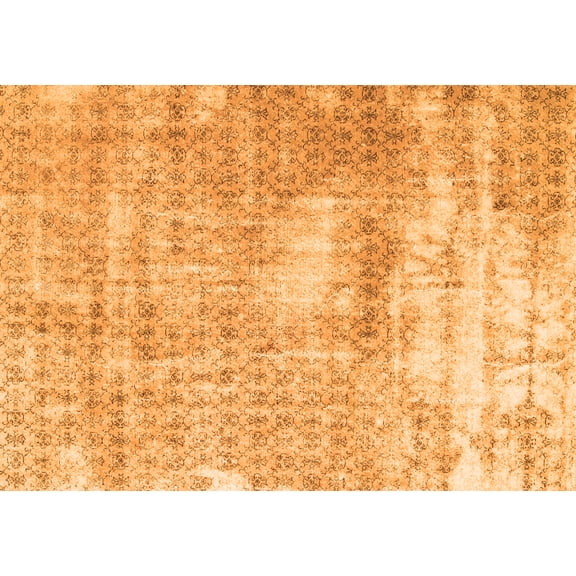 Ahgly Company Indoor Rectangle Persian Orange Traditional Area Rugs, 5' x 7'