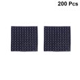 thumbnail image 2 of 200Pcs Cabinet Door Silencer Rubber Pad Paste Transparent Anti-collision Particles Anti-Slip Rubber Particles pad(Black), 2 of 9