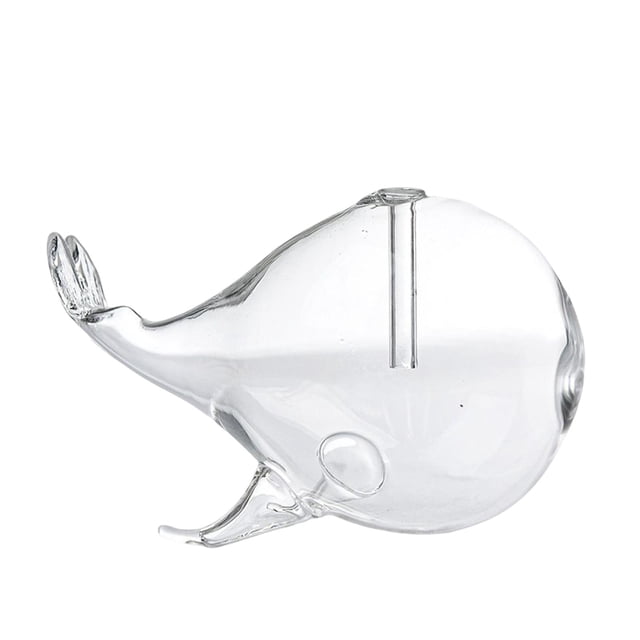 Lámpara de aceite portátil en forma de ballena exquisitas velas de cristal artesanías románticas para la oficina de al aire libre Hotel