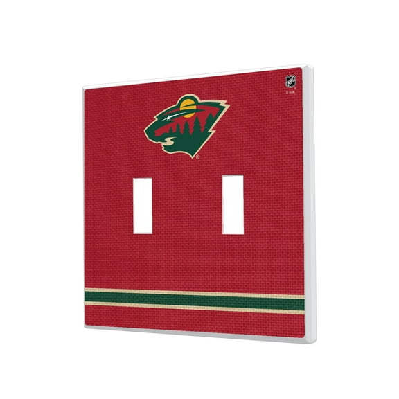 Minnesota Wild Double Toggle Lightswitch Plate