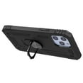 thumbnail image 3 of Kaleidio Case For iPhone 13 Pro Max (6.7") [Hybrid Protector] Rubberized Shockproof [Ring Stand] 2-Piece Armor Cover [Black/Black], 3 of 7