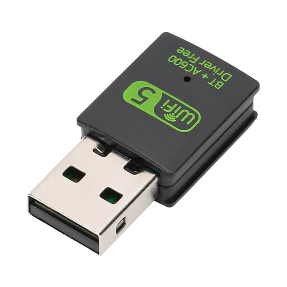 Adaptador Receptor Bluetooth, 600 MB WiFi Bluetooth 4.2 Tarjeta de Red Wifi Dongle Wi Fi Tecnología Avanzada