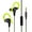 Green, variant on Joernso 3.5mm Sport Earhook Earphone Running Headphone HiFi Stereo Bass Headset with Mic