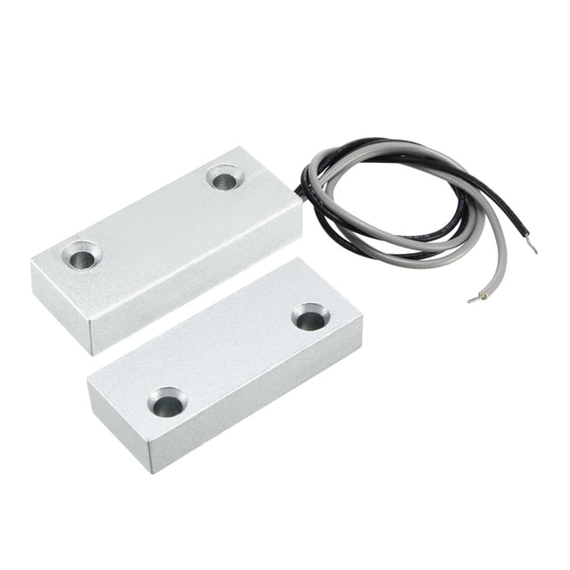 Unique Bargains MC-52 NO Alarm Security Rolling Gate Garage Door Contact Magnetic Reed Switch