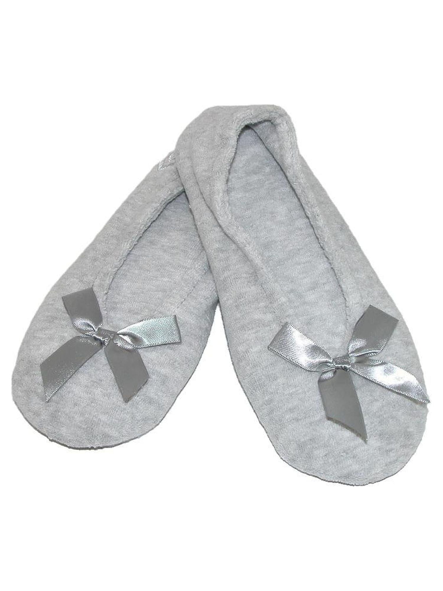 Isotoner ladies 2025 terry ballerina slippers