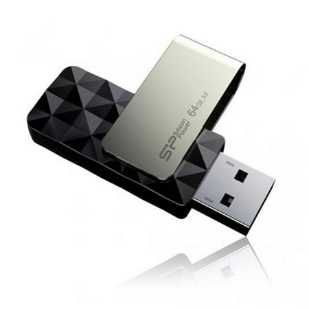 64GB Silicon Power B30 Blaze USB3.0 Flash Drive Swivel Style