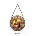 thumbnail image 3 of AZXY Squirrel Hunting Acrylic Puzzle Suncatcher, 7.87 Inch Stained Glass Window Hanging Decorations, Sun Catcher Indoor Outdoor Home Garden Ornament Gift For Adults Women Mom, 3 of 7