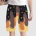 thumbnail image 1 of KKBOTIVE Youth Boys Shorts Lightweight Quick Drying Hiking Cargo Shorts Comfortable Beach Pool Shorts Kids Fashion Joggers, Black Size: 9-10 Years, 1 of 3