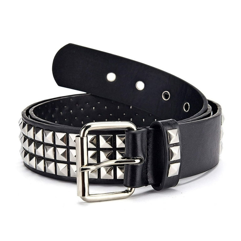 Women Men PU Leather Studded Belt, Y2k Metal Punk Rock Rivet Women Men PU Leather Studded Belt, Y2k Metal Punk Rock Rivet