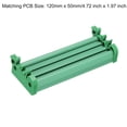 thumbnail image 2 of Uxcell DIN Rail Mount Carrier for 120mm x 50mm PCB, Housing, Bracket, Green, 2 of 4