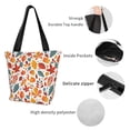 thumbnail image 4 of Disketp Colorful Maple Leaves Bolsa de Hombro Casual para Mujer, Bolso Cruzado para Compras, Viajes y Uso Diario, 4 of 6
